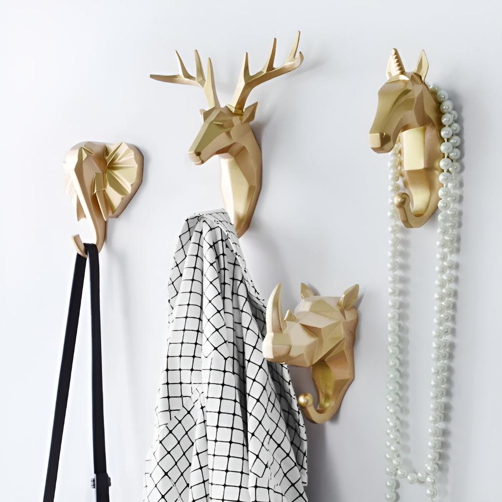 Animal Head Wall Key Holder