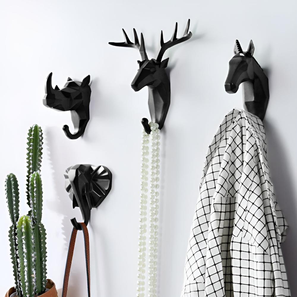 Animal Head Wall Key Holder