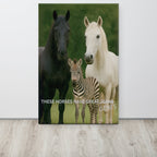 Horse Genes Canvas Wall Art