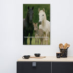 Horse Genes Canvas Wall Art