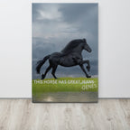 Horse Genes Canvas Wall Art