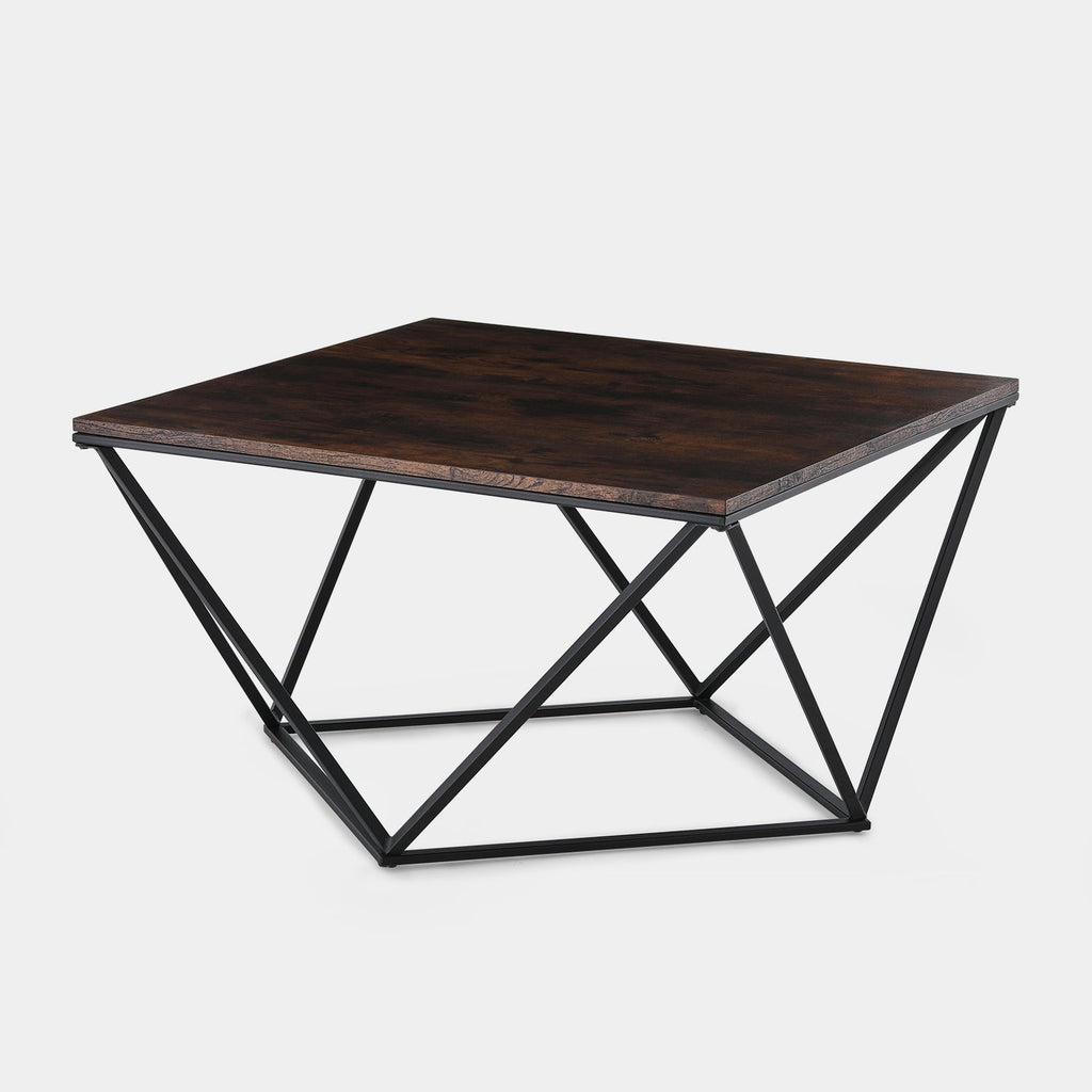 Mayme Industrial Coffee Table [Oak Pattern] [MDF]