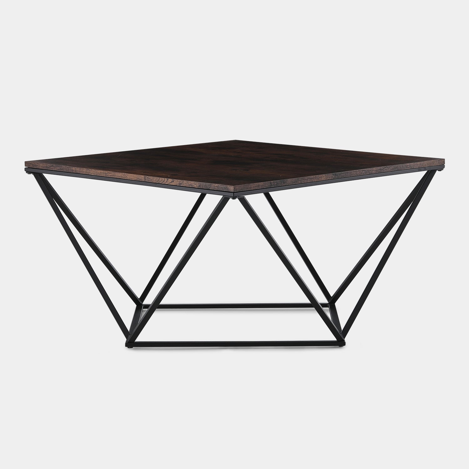 Mayme Industrial Coffee Table [Oak Pattern] [MDF]