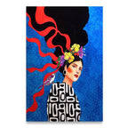 Nordic Abstract Woman Canvas
