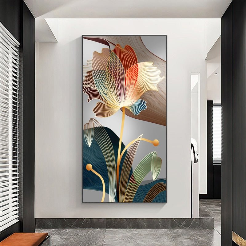 Nordic Floral Canvas Art
