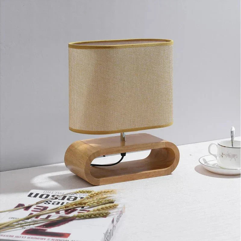 Nordic Wooden LED Lamp