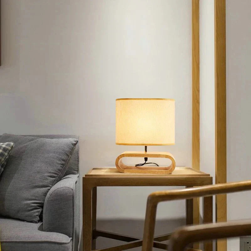 Nordic Wooden LED Lamp