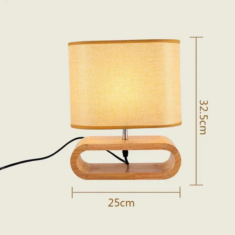 Nordic Wooden LED Lamp