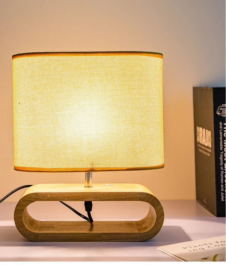 Nordic Wooden LED Lamp