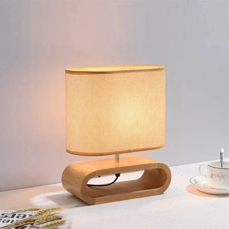 Nordic Wooden LED Lamp