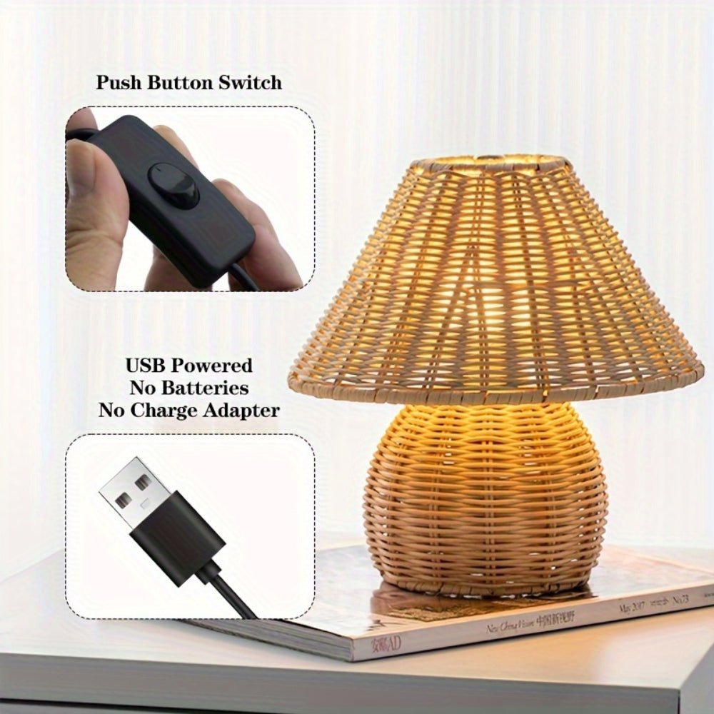Rattan Lamp