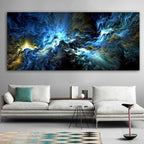 Technicolour Abstract Canvas Art