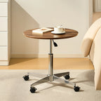 Vesna Round Side Table on Castors