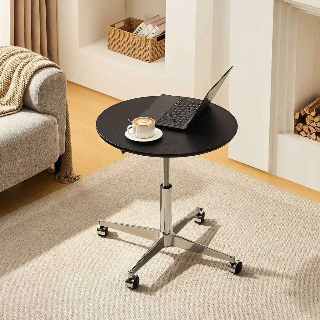 Vesna Round Side Table on Castors