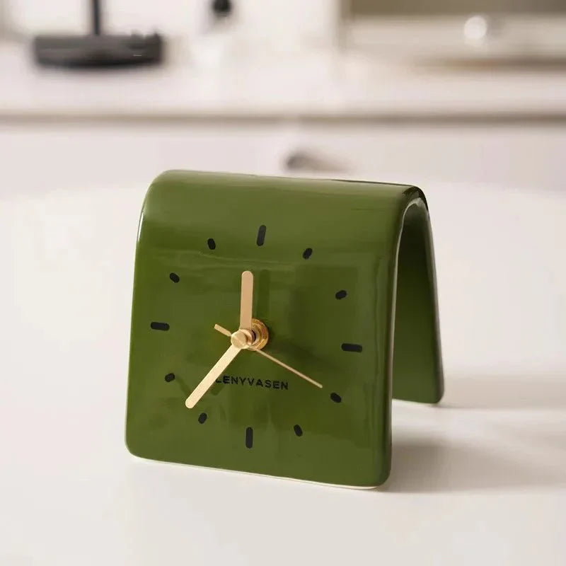 Vintage Ceramic Desk Clock