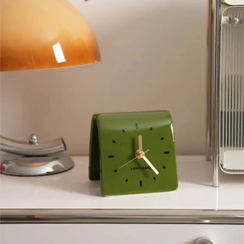 Vintage Ceramic Desk Clock