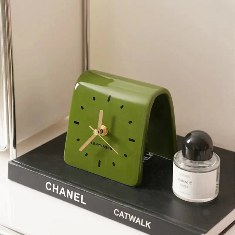 Vintage Ceramic Desk Clock