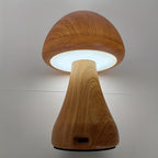 Wooden Mushroom Lamp