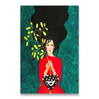 Nordic Abstract Woman Canvas