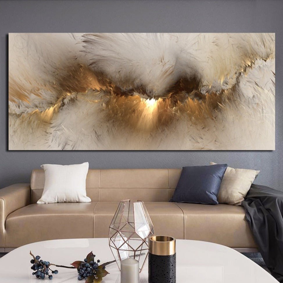 Technicolour Abstract Canvas Art
