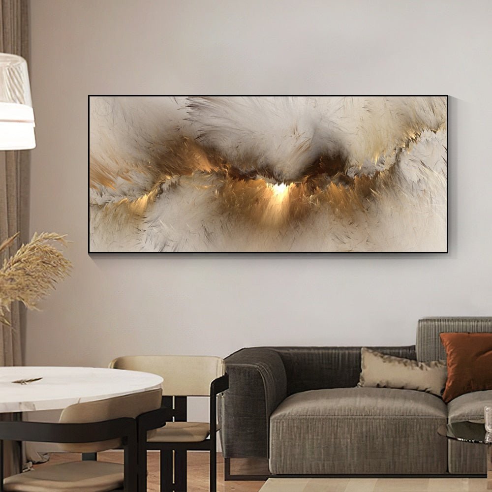 Technicolour Abstract Canvas Art