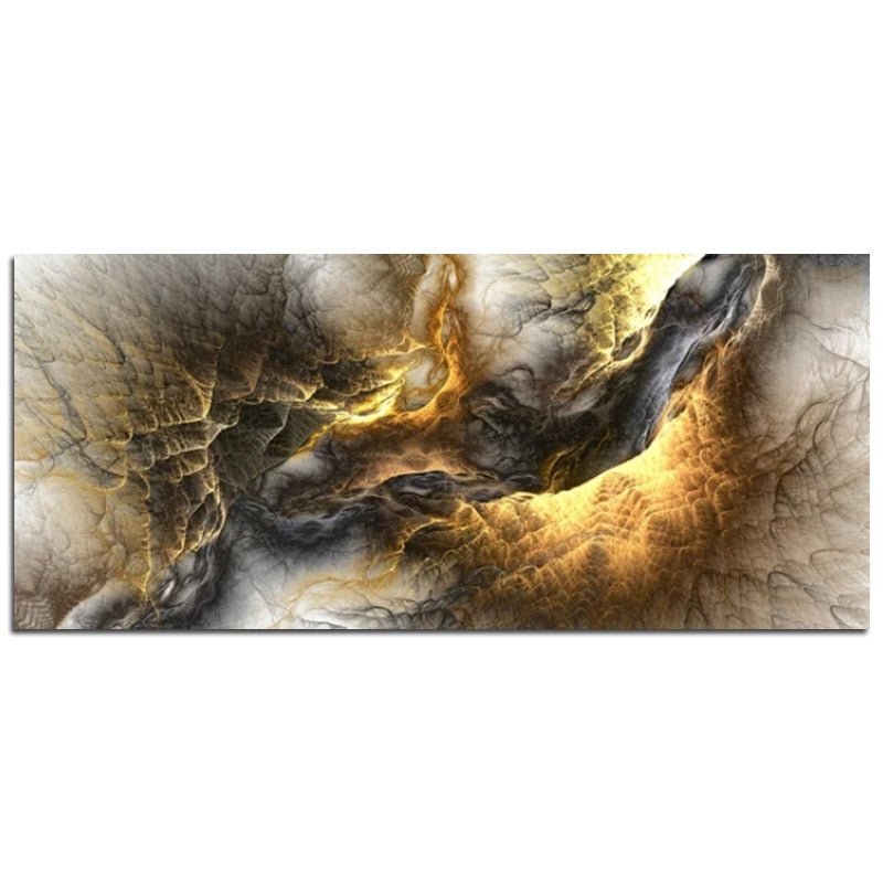 Technicolour Abstract Canvas Art