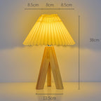 Wooden Tripod USB Lamp